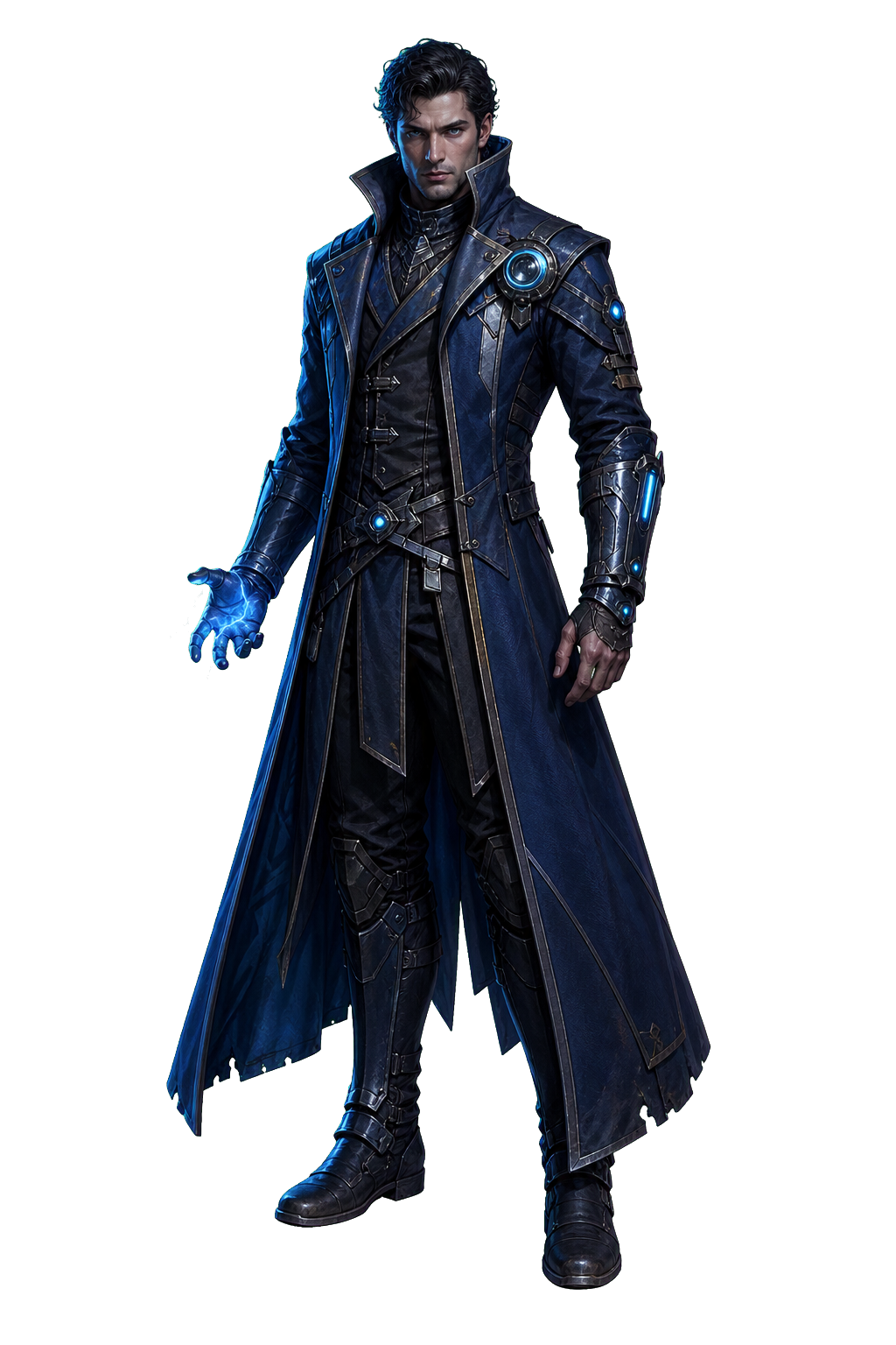 male Warlock Guardian artwork